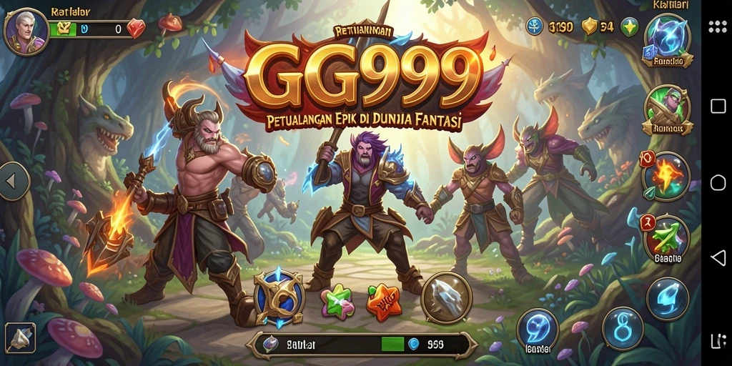 Tampilan gameplay GG999 yang menegangkan dan penuh aksi RPG.