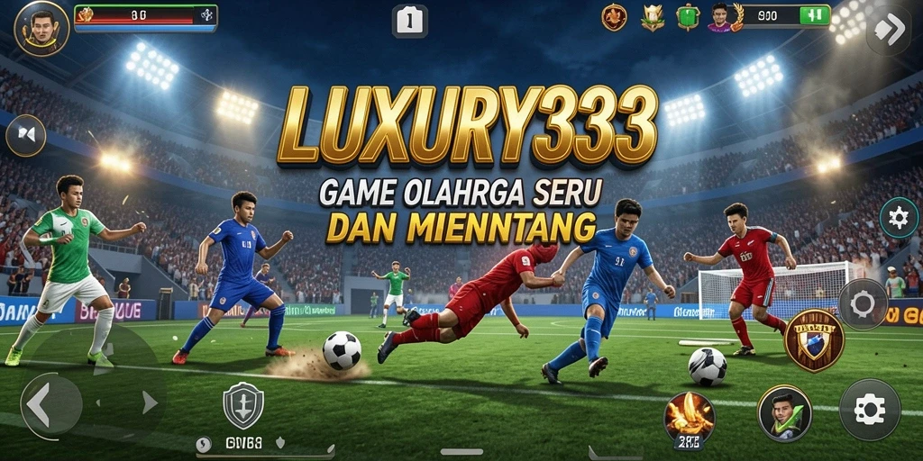 Tampilan gameplay LUXURY333 yang menarik dan penuh aksi olahraga.