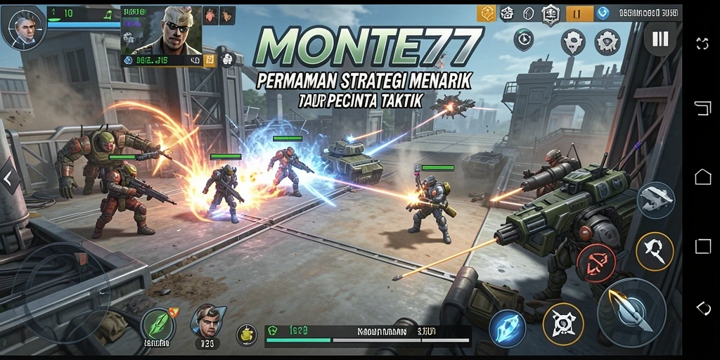 Screenshot gameplay <strong>MONTE77</strong> menampilkan strategi mendalam yang menarik.