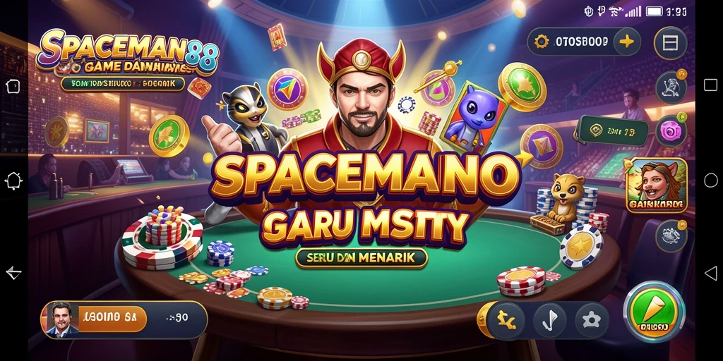 Gameplay seru di SPACEMAN88 dengan berbagai pilihan permainan Kasino.